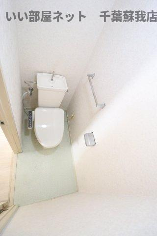 ガーデンハウス本千葉のトイレ|コンパクトで使いやすいトイレです