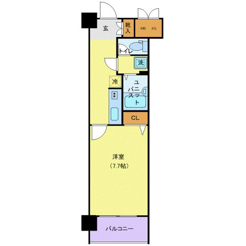 ドミール所沢Ⅱの間取り