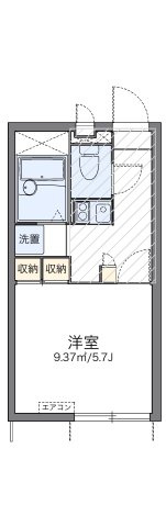 レオパレスつばさの間取り