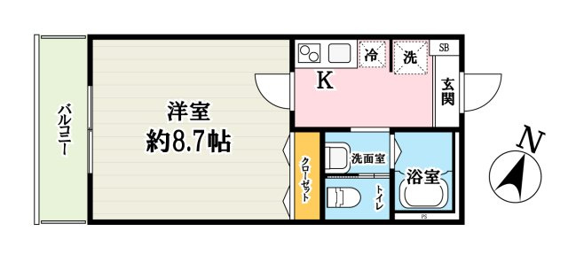 キャメル入曽5の間取り