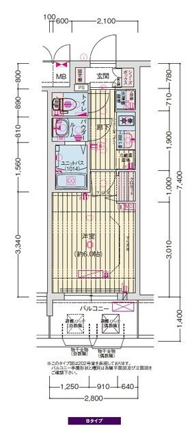 プレサンス塚本ベラビィの間取り