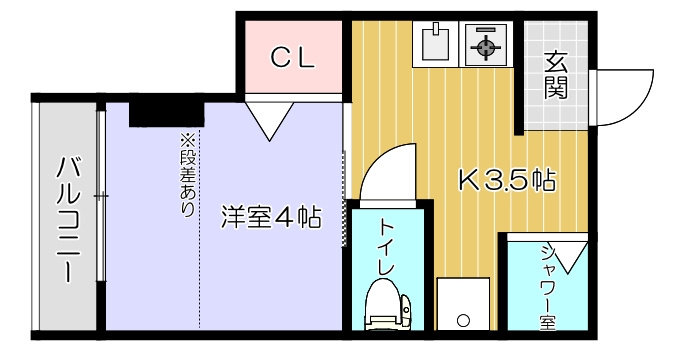 ニューライフ赤坂の間取り