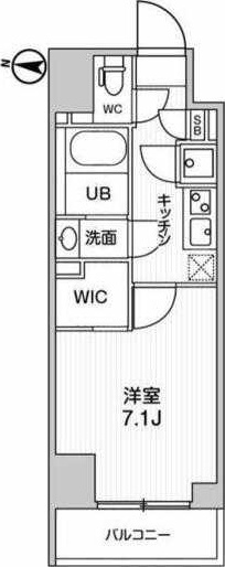 ガリシア森下Ⅴの間取り