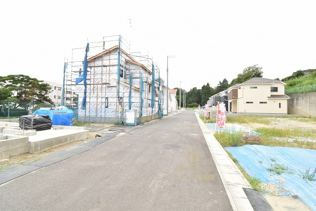いろどりアイタウン　日立市西成沢町2丁目　23-P1　3の前面道路含む現地写真|現地撮影（2026年8月）