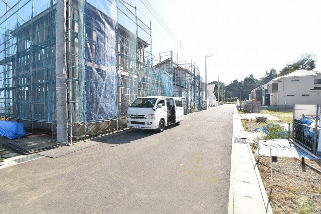 いろどりアイタウン　日立市西成沢町2丁目　23-P1　3の前面道路含む現地写真|現地撮影（2026年8月）