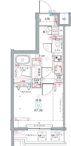 クレヴィスタ高砂Ⅱの間取り