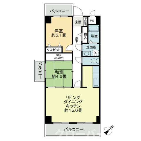 プラージュ司の間取り|間取図