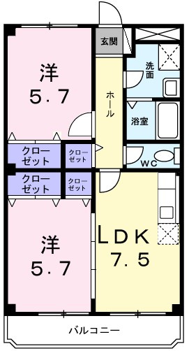 シティロッジの間取り