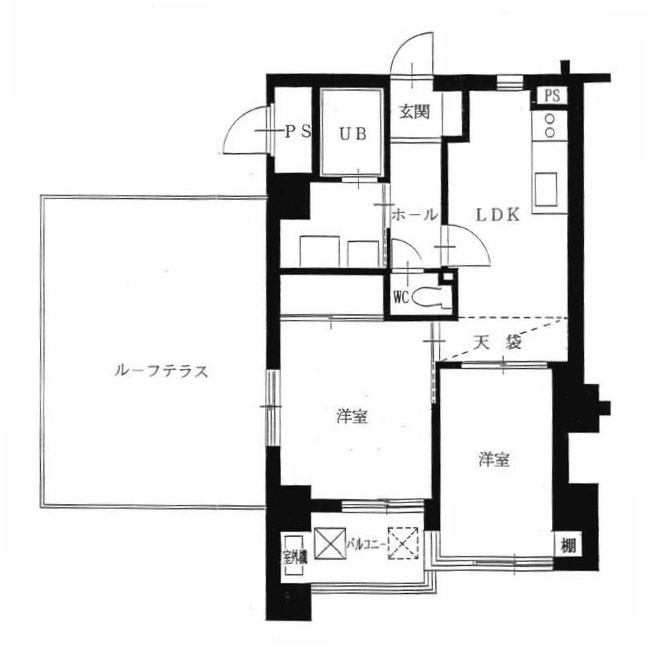 丸正鹿沼台マンションの間取り