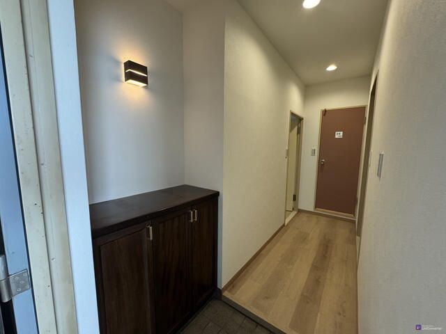 丸正鹿沼台マンションの玄関