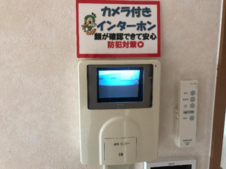 【内装】 | ディア　エスタシオン | 来客相手の顔が分かるＴＶドアホン