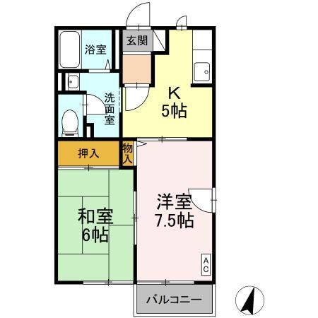 サンパティークの間取り