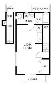 ヒルトップの間取り|間取りです。
