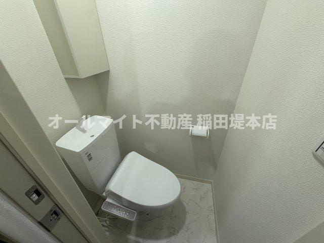 稲城市坂浜のアパートのトイレ