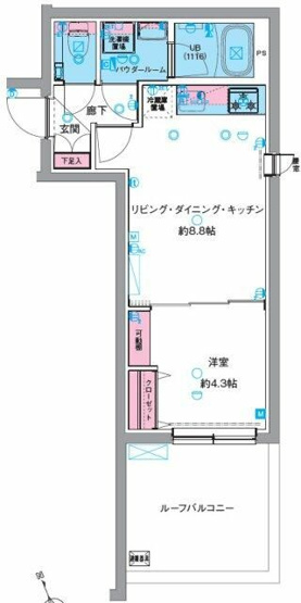 【間取り】 | ＧＥＮＯＶＩＡ中野坂上