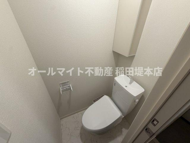 稲城市坂浜のアパートのトイレ