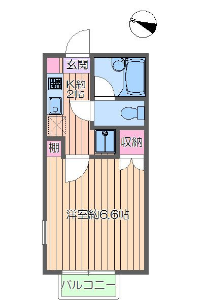ブランシュ・ネージュAの間取り