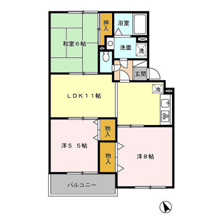 ロイトン Ⅰの間取り