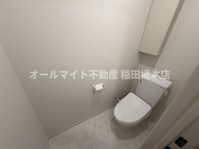 稲城市坂浜のアパートのトイレ