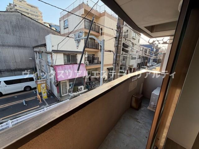 カルムメゾン丸山のバルコニー