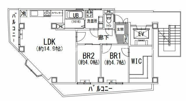カルムメゾン丸山の間取り
