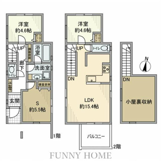 【間取り】 | 下高井戸戸建