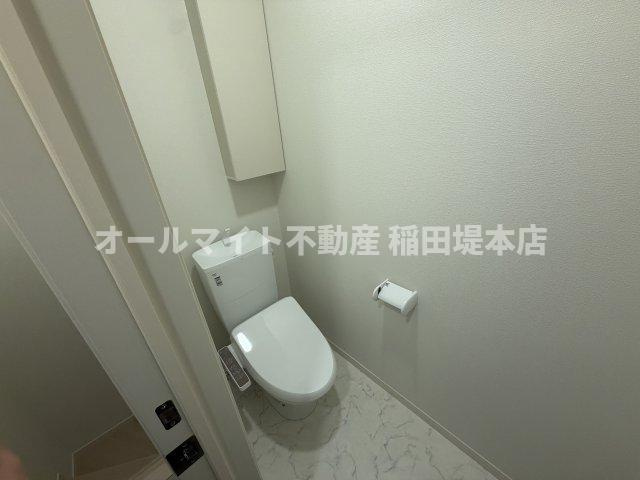 稲城市坂浜のアパートのトイレ