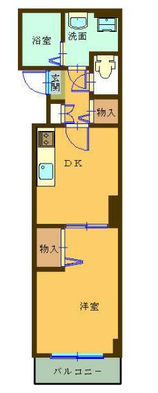 カルム海神の間取り