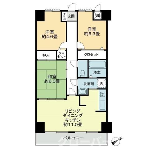 エスポワール辻の間取り|間取図