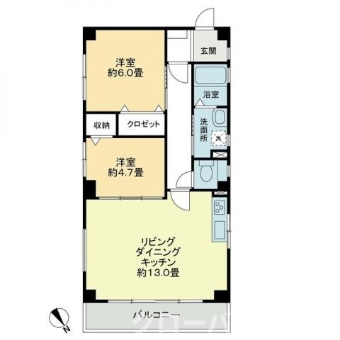 フォブール辻の間取り|間取図