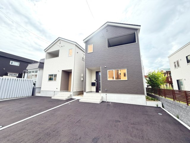 【新築戸建】札幌市南区川沿13条1丁目2棟の外観|【仲介手数料無料】【価格相談可能】【内覧可能】です。