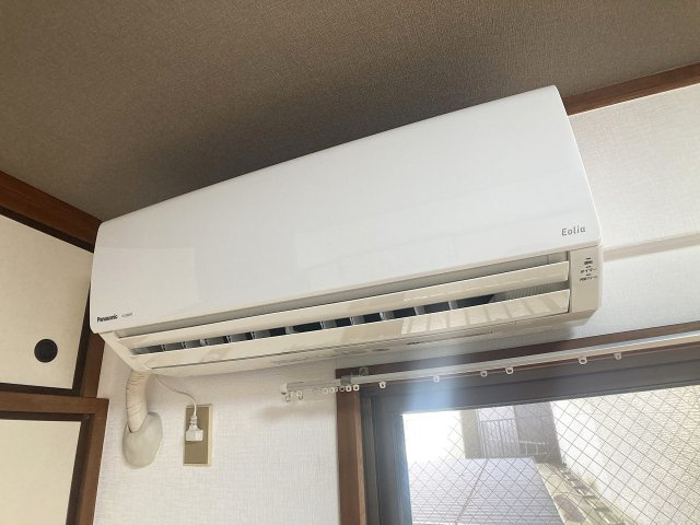 神戸市兵庫区水木通１丁目の賃貸マンションの設備|エアコン付きです