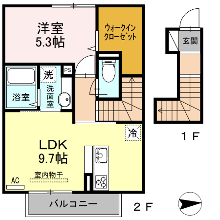 シュトラールの間取り