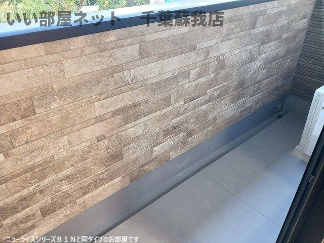 セレスティア　ブルーのバルコニー|広々としたバルコニーです