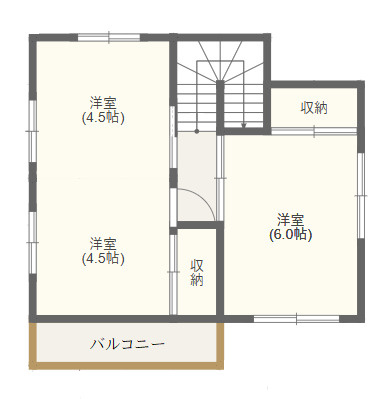 中古一戸建て　さいたま市見沼区の間取り|２階間取