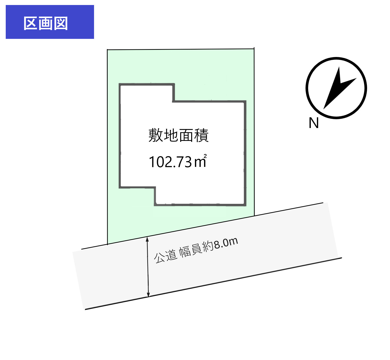 中古一戸建て　さいたま市見沼区の区画図|区画図
