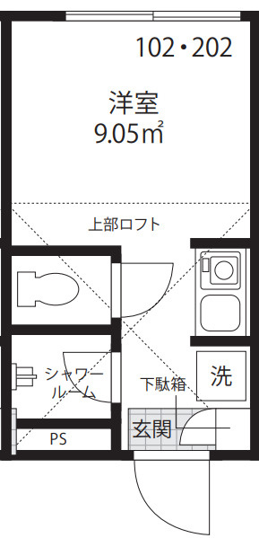 Sunny Sky赤塚の間取り