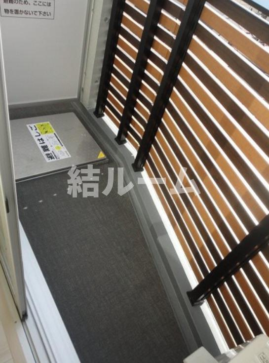 板橋区双葉町の賃貸マンションのバルコニー