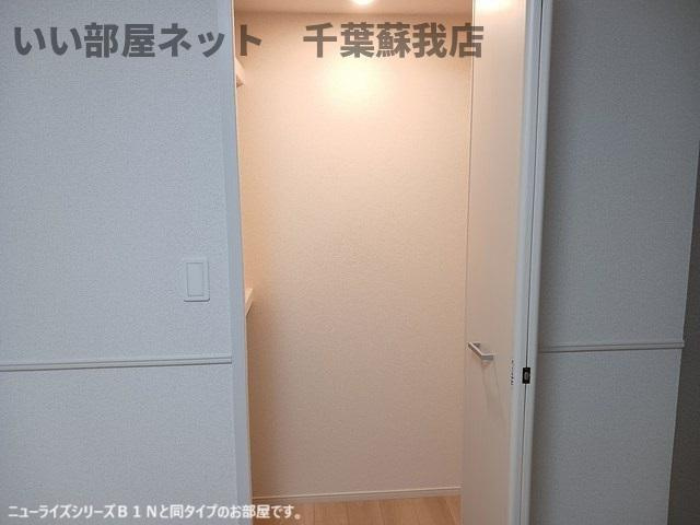 セレスティア　ブルーの収納|収納のためのスペースです