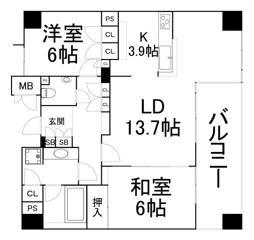 【間取り】 | グランドメゾン天王寺小橋町