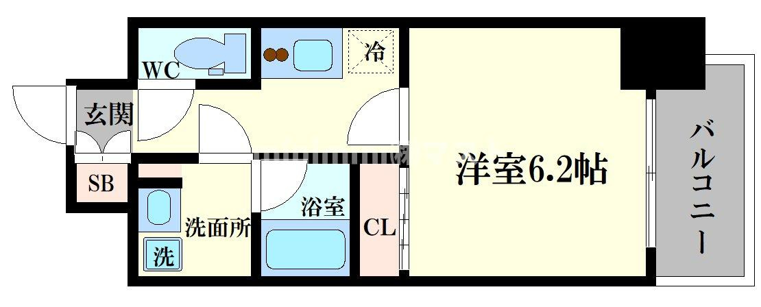 セイワパレス真田山公園南の間取り