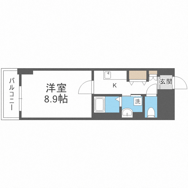 ミモサ中津の間取り