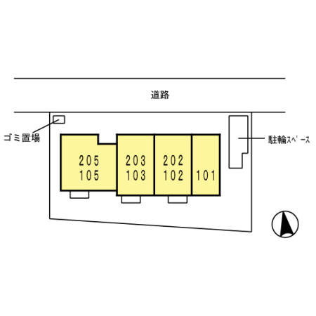 【区画図】 | ファミール緑町(ファミールミドリチョウ)