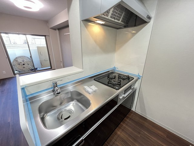 大阪市天王寺区味原町の賃貸マンションのキッチン