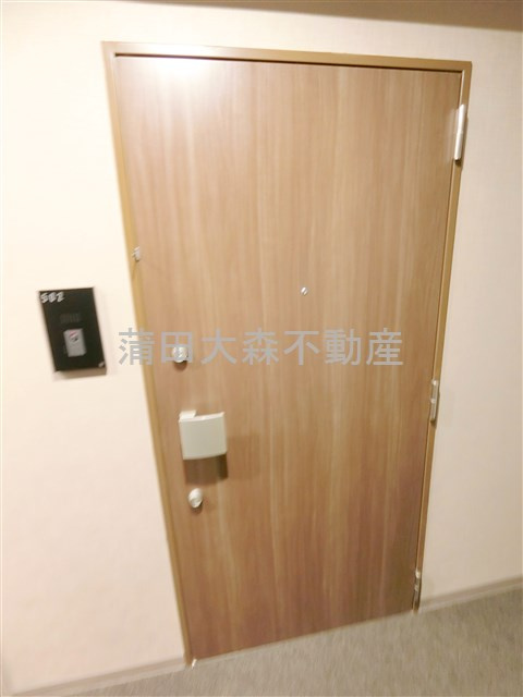 リテラス蒲田の玄関