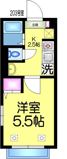オーシャンズ　コートの間取り|★角部屋★二面採光★