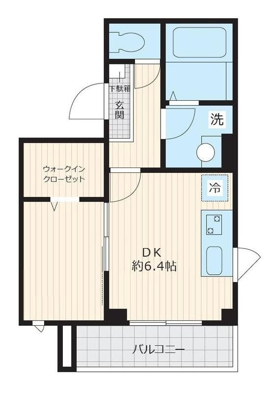ゲハウゼ　ムシャの間取り|間取りです。