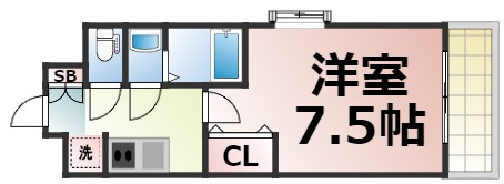 【間取り】 | Luxe今里Ⅱ　仲介手数料無料
