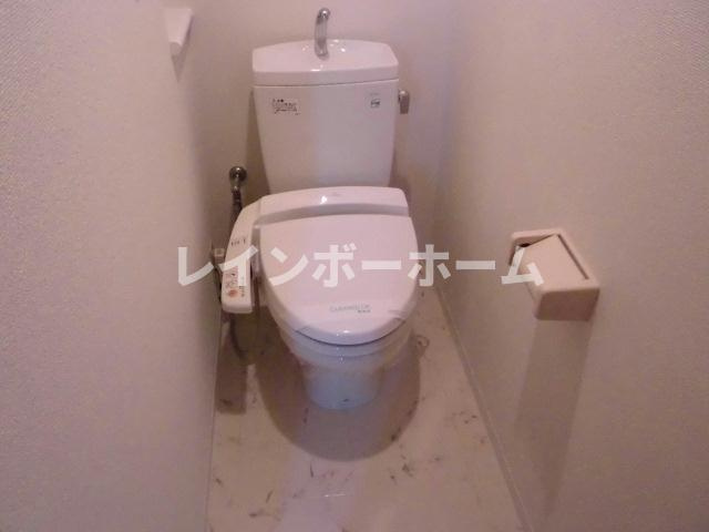 柏市あけぼの３丁目の賃貸マンションのトイレ|トイレです