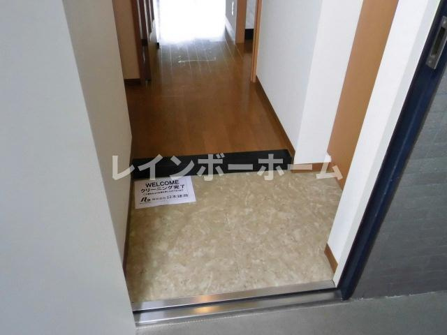 柏市あけぼの３丁目の賃貸マンションの玄関|きれいな玄関です
